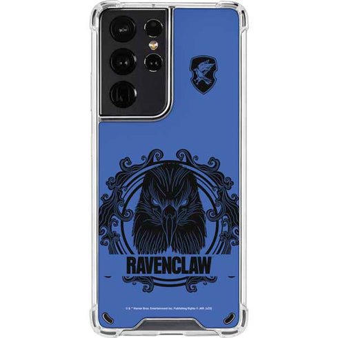 Wizarding Worlds Harry Potter Ravenclaw Illustration Galaxy S21 Ultra 5G Clear Case